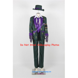 DC Comics Batman Arkham City Riddler Cosplay Costume