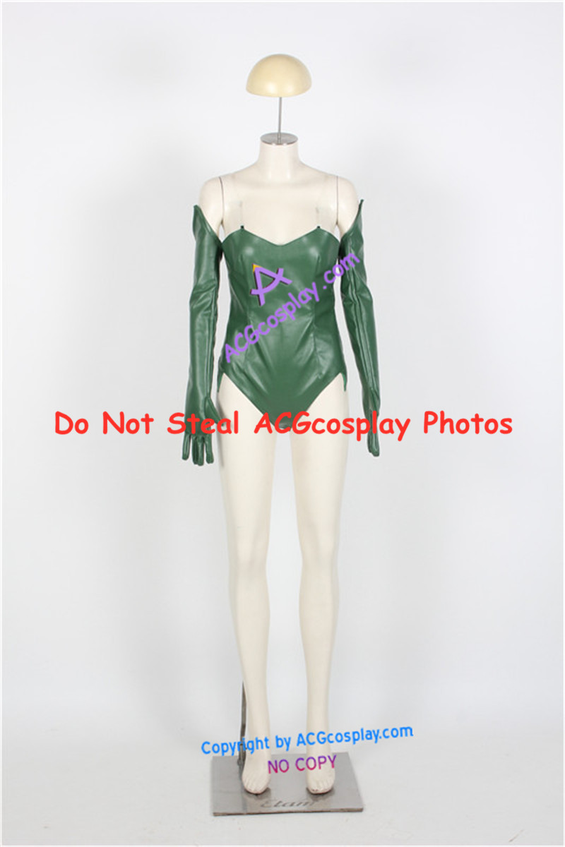 Dc Comics Batman Poison Ivy Cosplay Costume Faux Leather Made