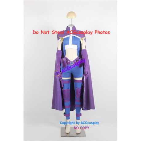 DC Comics Huntress Cosplay Costume blue version include mask