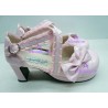 Pink princess shoes lolita shoes boots cosplay shoes