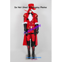 Final Fantasy XIV Red Mage Cosplay Costume velvet made include boots covers