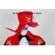 Final Fantasy XIV Red Mage Cosplay Costume velvet made include boots covers