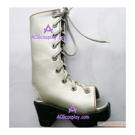 Silver Martin of bud silk boots version1 lolita shoes boots cosplay shoes