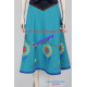 Frozen Anna Cosplay Costume Frozen Fever Dress princess cosplay