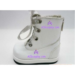 White Martin paragraph shoes version4 lolita shoes boots cosplay shoes