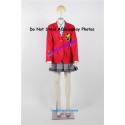 Fairy Tail Erza Scarlet Cosplay Costume school uniform