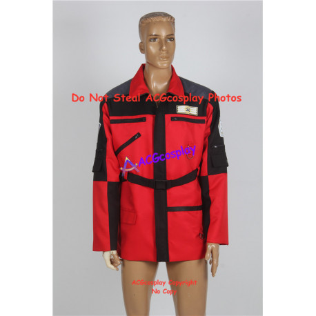 Power Rangers Lightspeed Rescue Carter Grayson Jacket Cosplay Costume V.2