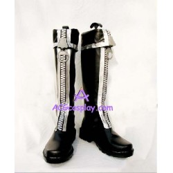 D.gray-Man Allen Walker wide zipper Cosplay Shoes boots
