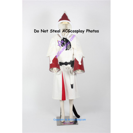 Final Fantasy White Mage Male Cosplay Costume include tail