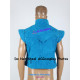 Disney Tangled Flynn Rider Cosplay Costume ONLY vest blue suede fabric version