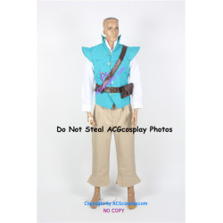 Tangled Flynn Rider Cosplay Costume green-blue version cosplay