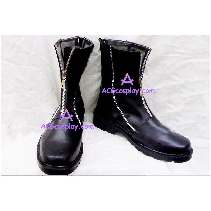 Final Fantasy Cosplay Shoes Cloud Strife Shoes Boots Black Custom made 