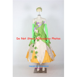 The Princess and the Frog Tiana Cosplay Costume dress cosplay