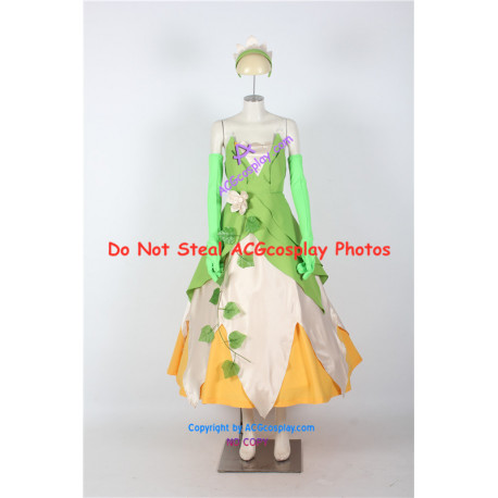 Disney The Princess and the Frog Tiana Cosplay Costume dress cosplay