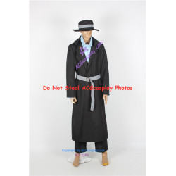 Case Closed Detective Conan Gin Cosplay Costume