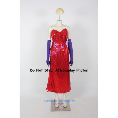 Disney Who Framed Roger Rabbit Jessica Rabbit Cosplay Costume