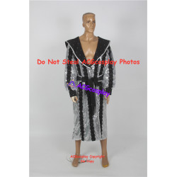 WWE GLORIOUS robe silver shining fabric made robe and belt cosplay costume