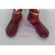 Power Rangers Red Ninjetti Ranger ninja Cosplay Shoes boots dark red version