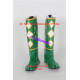 Power Rangers Green Ninjetti Ranger Cosplay Shoes boots