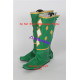 Power Rangers Green Ninjetti Ranger Cosplay Shoes boots