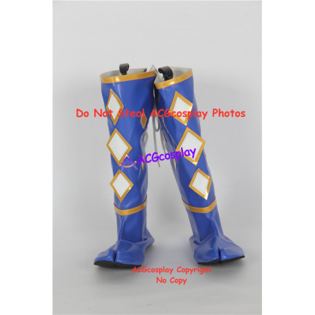 Power Rangers Blue Ninjetti Ranger Cosplay Shoes boots