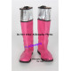 Power rangers cosplay Jen Pink time force ranger cosplay boots cosplay shoes