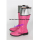 Power rangers cosplay Jen Pink time force ranger cosplay boots cosplay shoes