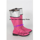 Power rangers cosplay Jen Pink time force ranger cosplay boots cosplay shoes