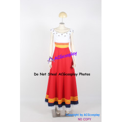 The Book of Life cosplay Maria Posada Cosplay Costume dress