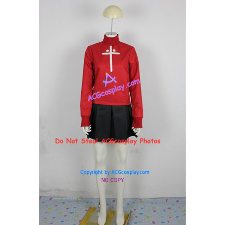 Fate Stay Night Tosaka Rin cosplay costume