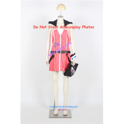 Kingdom Hearts 2 Kairi cosplay costume pink dress include big bag
