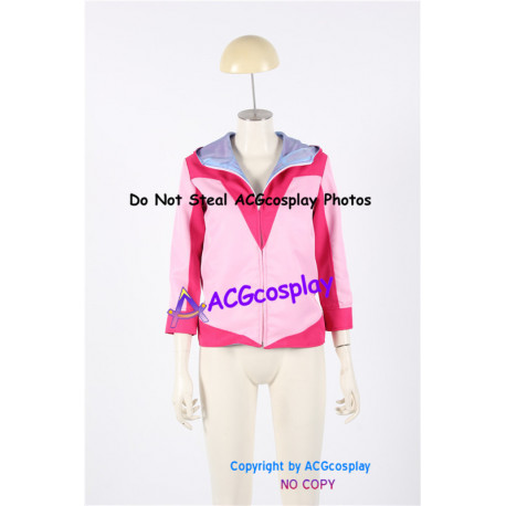 Tensou Sentai Goseiger Eri Gosei Pink Cosplay Costume hoodie jacket cosplay