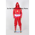 Male XL Male L Power Rangers Red Ninjetti Ninja Ranger Cosplay Costume new