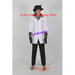 Male XL RWBY Roman Torchwick Cosplay Costume male version include hat and feather