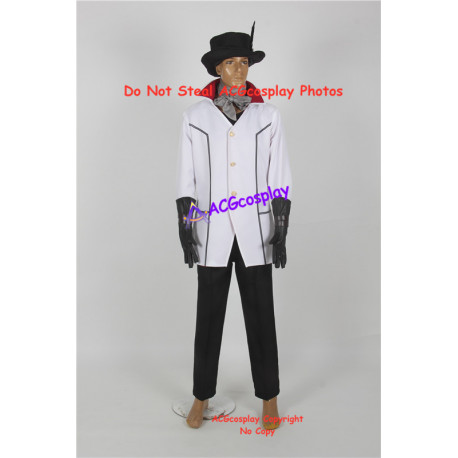 RWBY Roman Torchwick Cosplay Costume male version include hat and feather