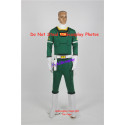 Male L Power Rangers Turbo cosplay Carlos Green Turbo Ranger cosplay costume include boots covers