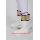 Power Rangers White Ranger Cosplay Costume include boots covers