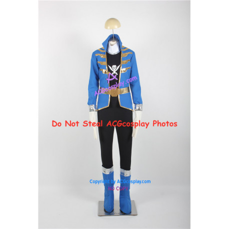 Kaizoku Sentai Gokaiger Joe Gibken Gokai Blue Cosplay Costume