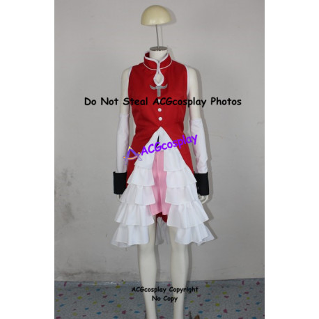 Puella Magi Madoka Magica Kyoko Sakura Cosplay Costume