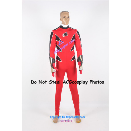 Power Rangers Jungle Fury Red Ranger Cosplay Costume