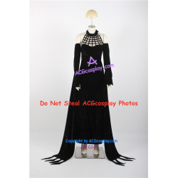 Soul Eater Arachne Cosplay Costume black velvet fabric dress