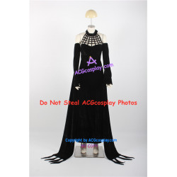 Soul Eater Arachne Cosplay Costume black velvet fabric dress