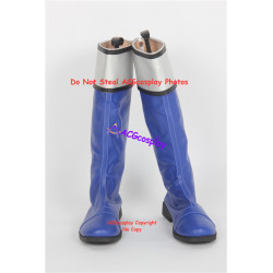 Power Rangers Blue Time Force Ranger Cosplay shoes boots