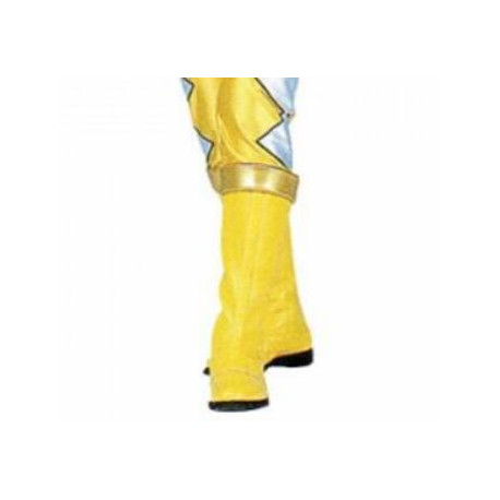 Power Rangers Dino Thunder Yellow Dino Ranger Cosplay boots shoes and gloves