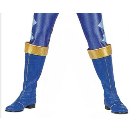 Power Rangers Dino Thunder Blue Dino Ranger Cosplay boots shoes and gloves