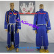Fullmetal Alchemist Maes Hughes Cosplay Costume incl.collar pin and gloves