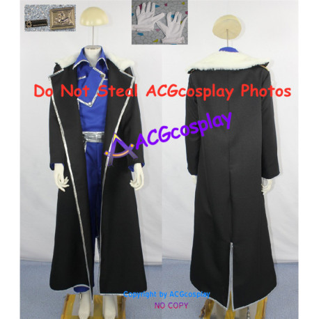 Fullmetal Alchemist Brotherhood Olivia Armstrong cosplay costume incl.collar pin and gloves