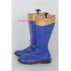 Power rangers Ninja Storm Blake Bradley Navy Thunder Ranger cosplay shoes boots