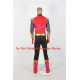 Power Rangers Ninja Storm Crimson Thunder Ranger Cosplay Costume