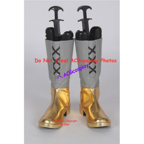 Ancient Warriors Legacies of Olympus golden set cosplay shoes boots